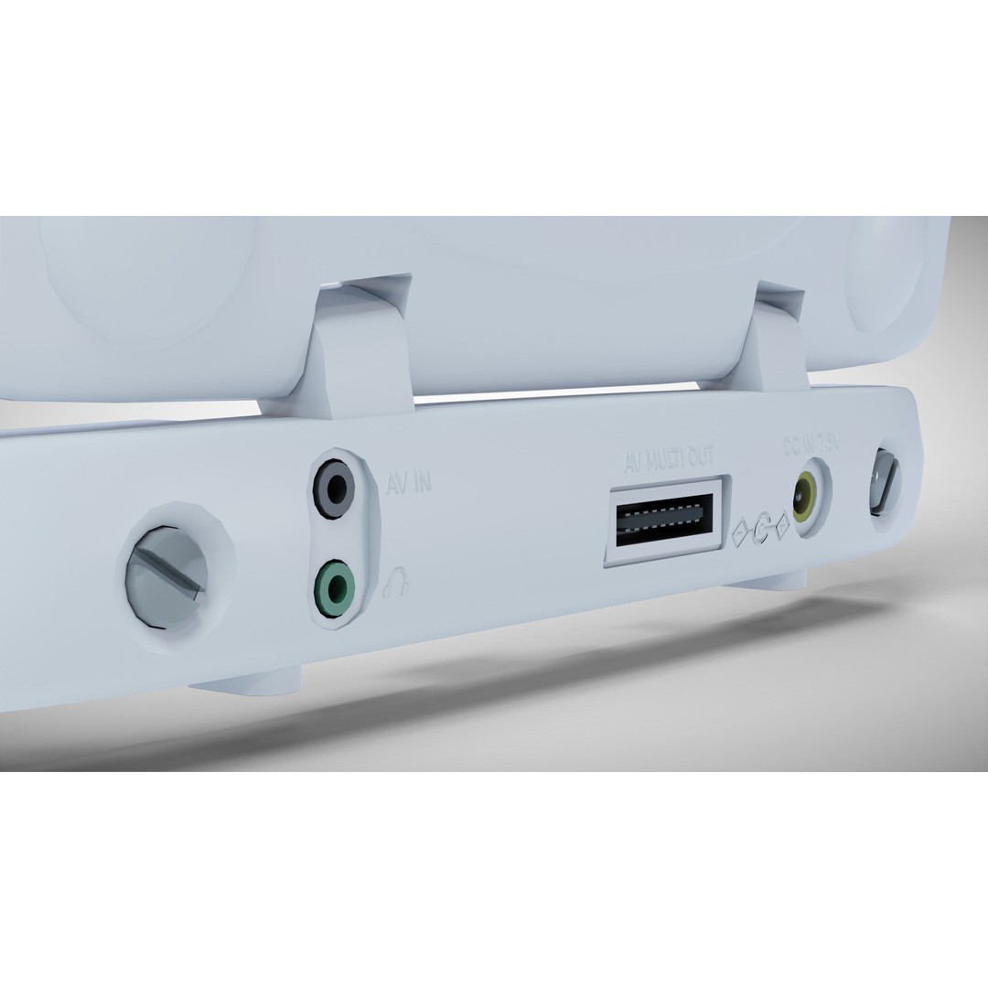 Sony PlayStation PS one 3D Model – Low Poly Game Asset, FBX - View 18