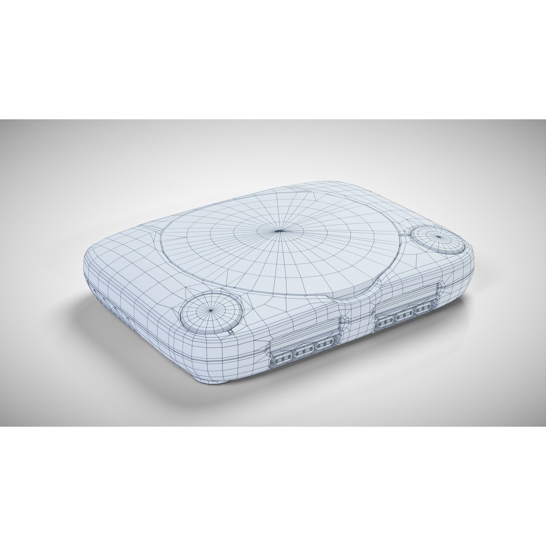 Sony PlayStation PS one 3D Model – Low Poly Game Asset, FBX - View 35