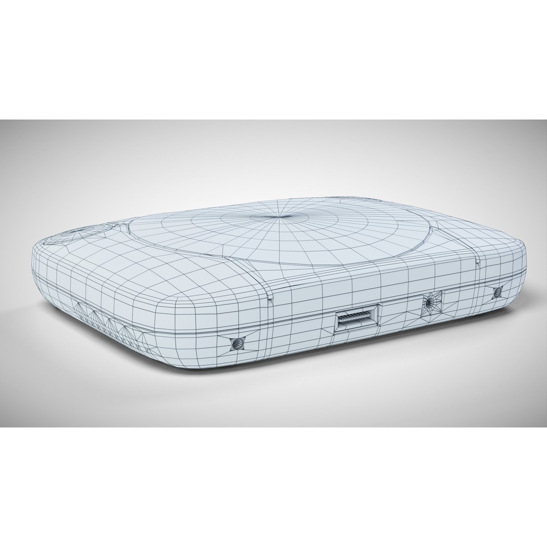 Sony PlayStation PS one 3D Model – Low Poly Game Asset, FBX - View 36