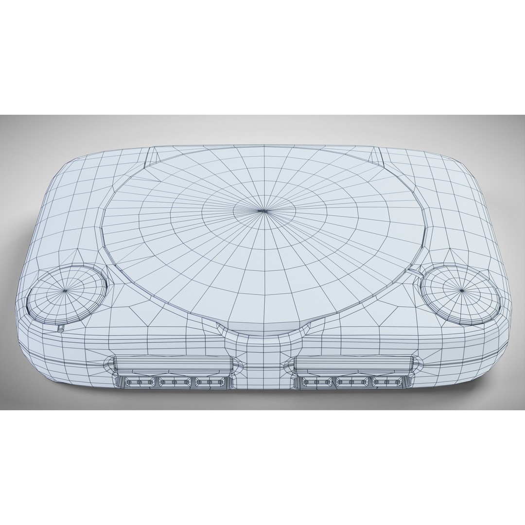 Sony PlayStation PS one 3D Model – Low Poly Game Asset, FBX - View 37