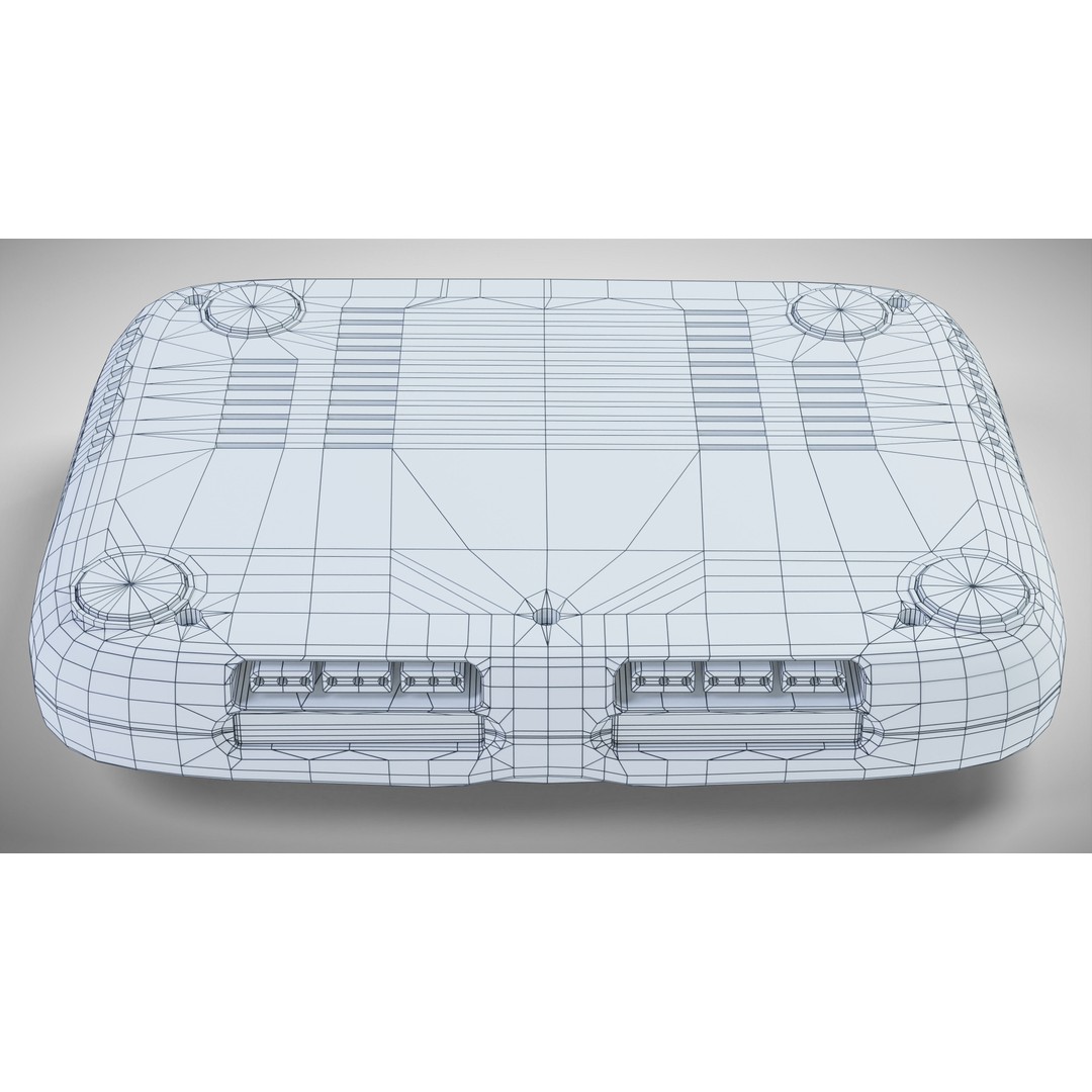 Sony PlayStation PS one 3D Model – Low Poly Game Asset, FBX - View 38