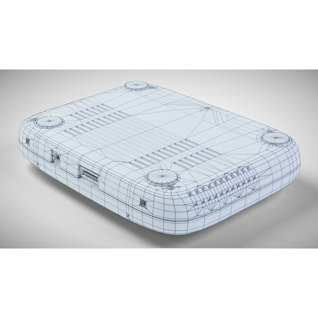 Sony PlayStation PS one 3D Model – Low Poly Game Asset, FBX - View 39