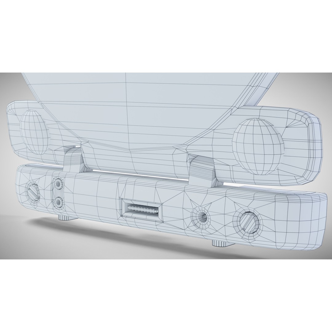 Sony PlayStation PS one 3D Model – Low Poly Game Asset, FBX - View 45