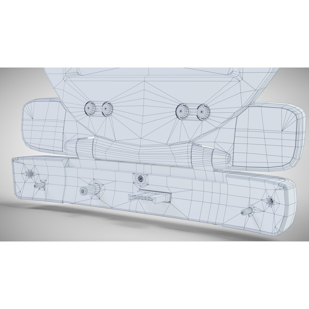 Sony PlayStation PS one 3D Model – Low Poly Game Asset, FBX - View 46