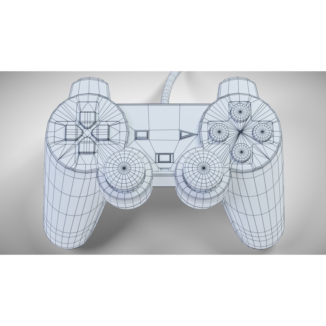 Sony PlayStation PS one 3D Model – Low Poly Game Asset, FBX - View 47