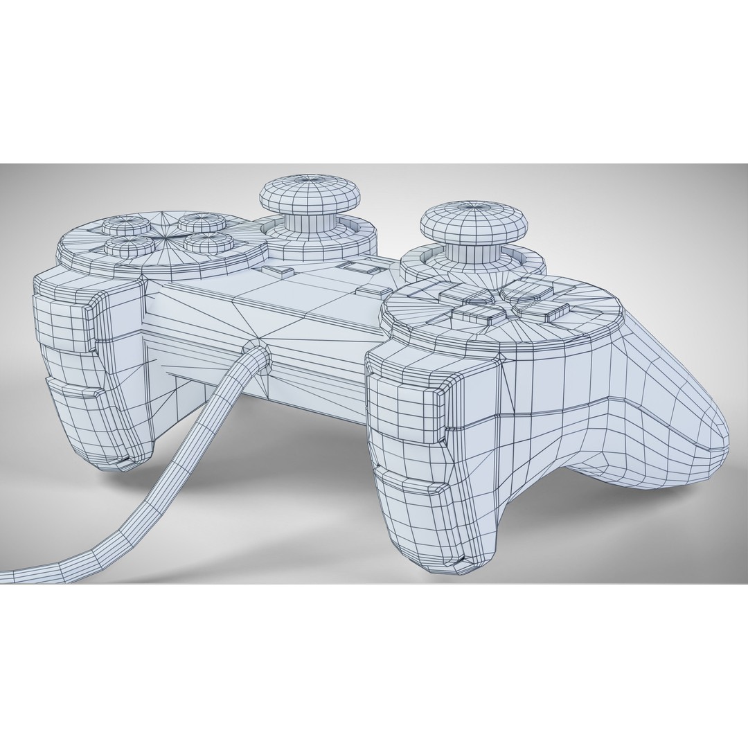 Sony PlayStation PS one 3D Model – Low Poly Game Asset, FBX - View 48