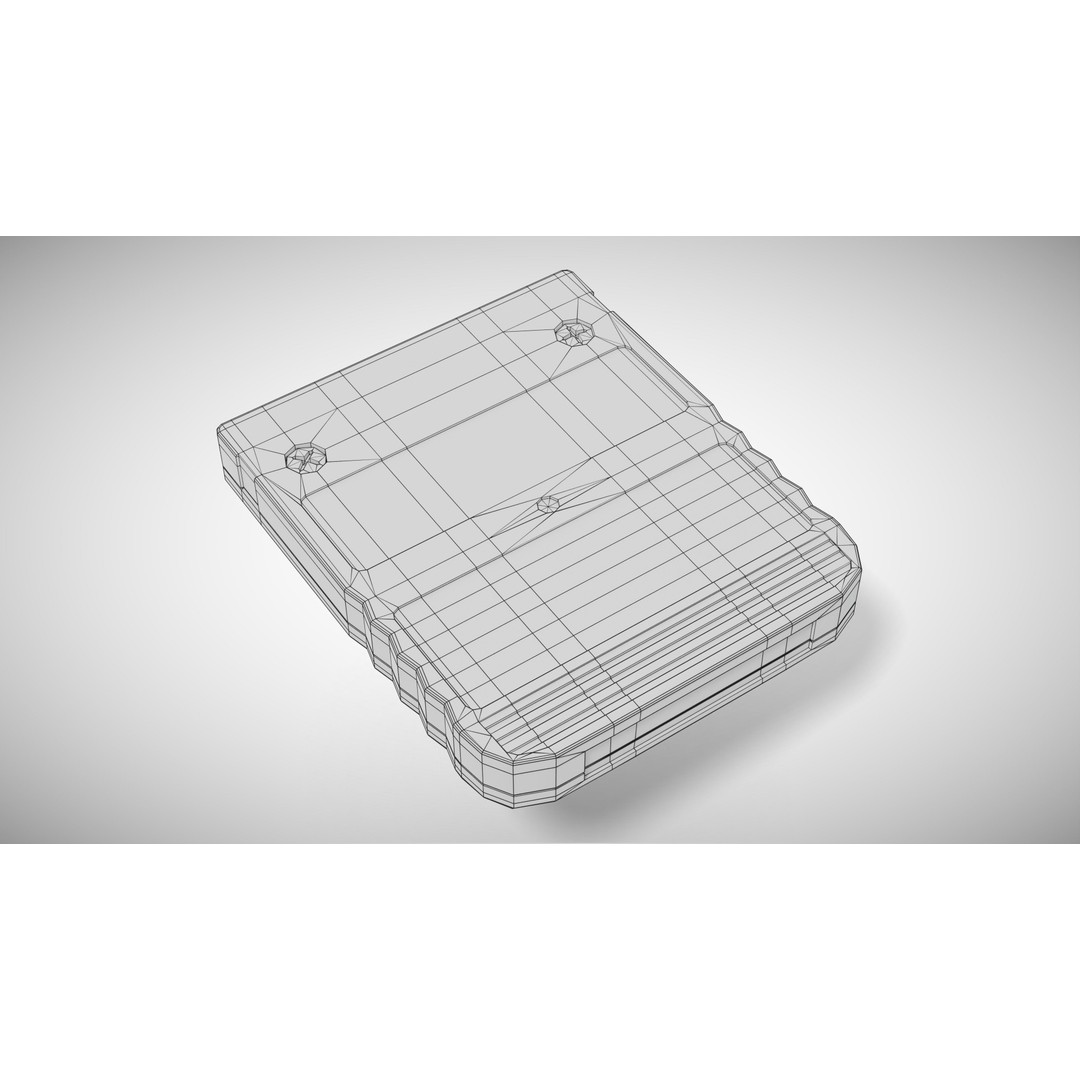 Sony PlayStation PS one 3D Model – Low Poly Game Asset, FBX - View 58