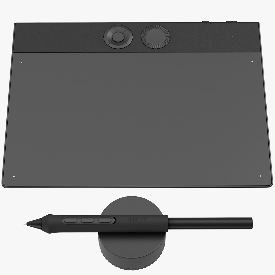 Wacom Intuos Pro Small 3D Model – High Poly PBR Textures, FBX, OBJ - View 5