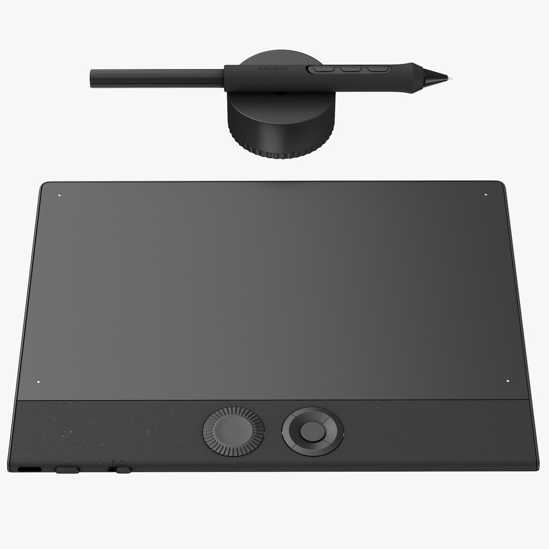 Wacom Intuos Pro Small 3D Model – High Poly PBR Textures, FBX, OBJ - View 6