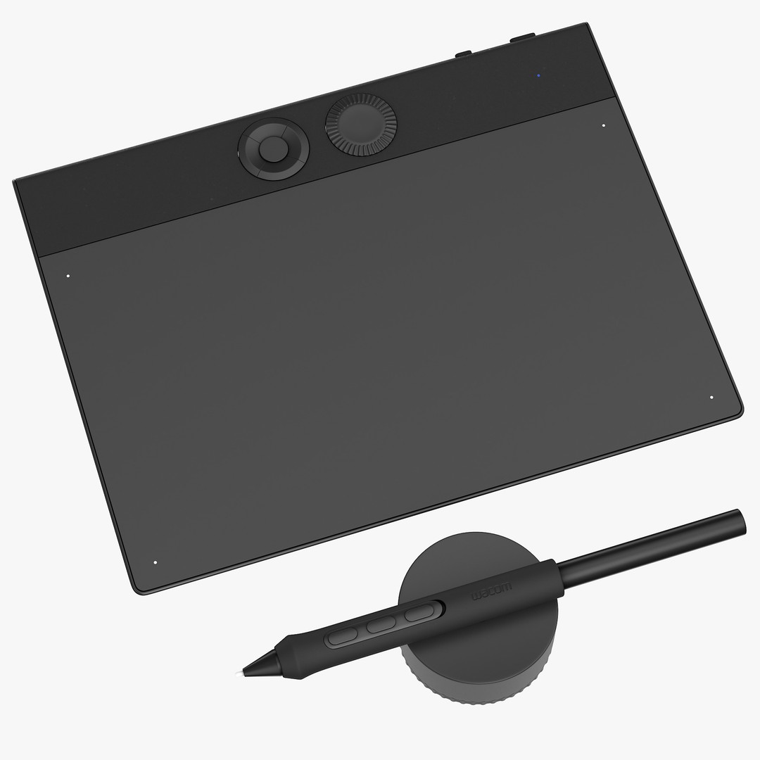 Wacom Intuos Pro Small 3D Model – High Poly PBR Textures, FBX, OBJ - View 7