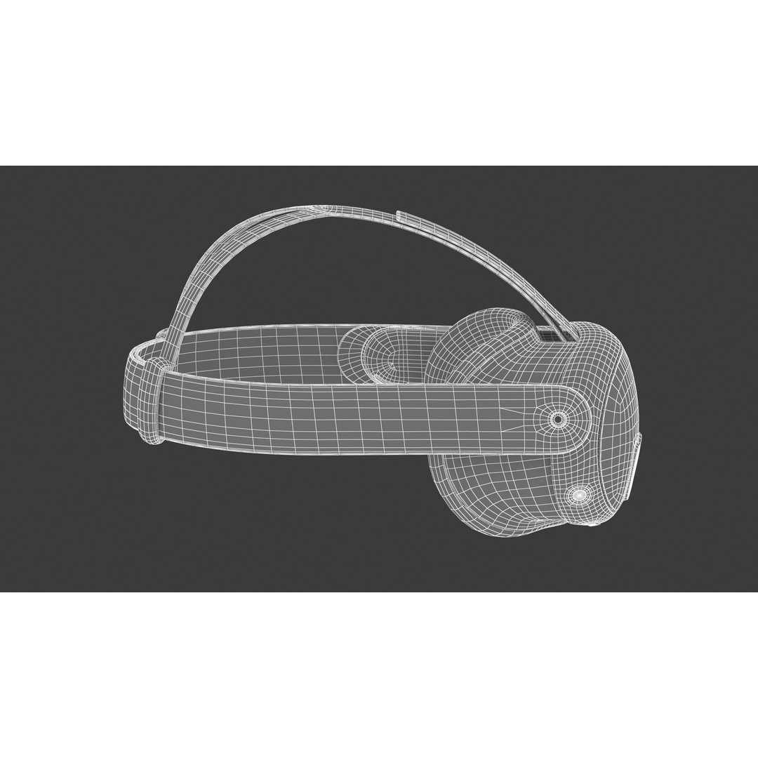 Meta Quest 3 Headset 3D Model – High Poly Game Asset, FBX & OBJ - View 23
