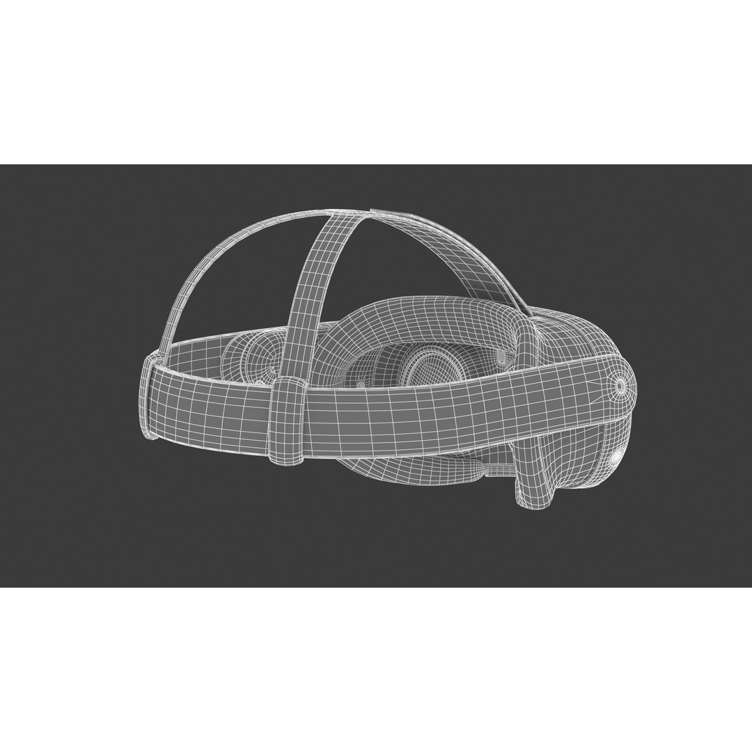Meta Quest 3 Headset 3D Model – High Poly Game Asset, FBX & OBJ - View 24