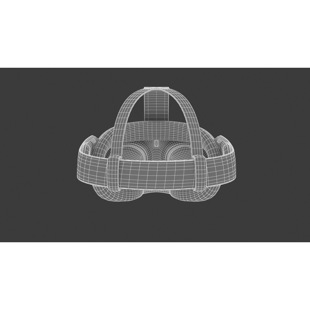 Meta Quest 3 Headset 3D Model – High Poly Game Asset, FBX & OBJ - View 25