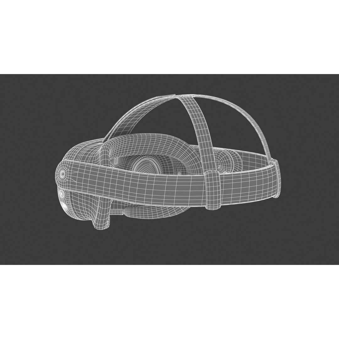 Meta Quest 3 Headset 3D Model – High Poly Game Asset, FBX & OBJ - View 26