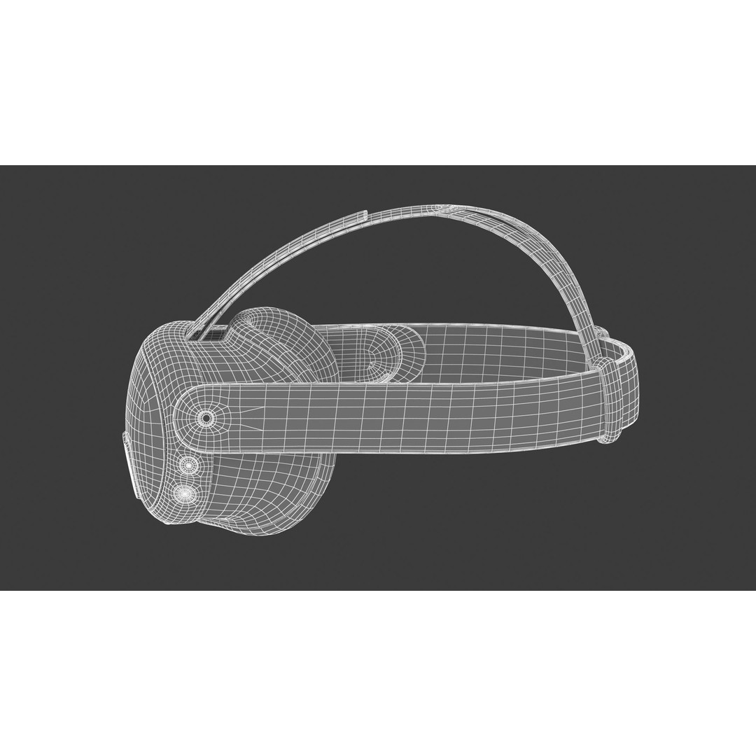 Meta Quest 3 Headset 3D Model – High Poly Game Asset, FBX & OBJ - View 27