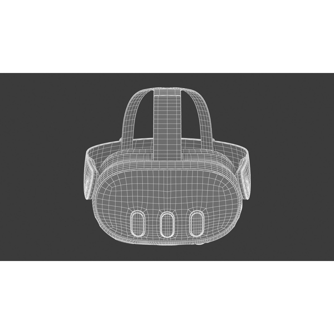 Meta Quest 3 Headset 3D Model – High Poly Game Asset, FBX & OBJ - View 29