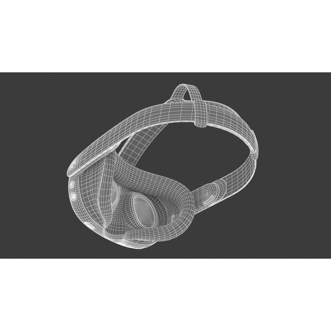 Meta Quest 3 Headset 3D Model – High Poly Game Asset, FBX & OBJ - View 31