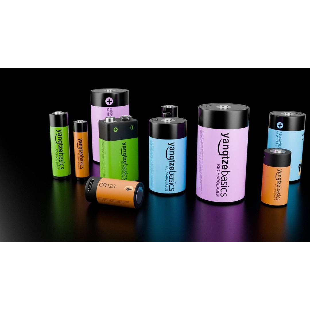 Rechargeable Battery 3D Model – Low Poly Game Asset, FBX, PBR - View 5