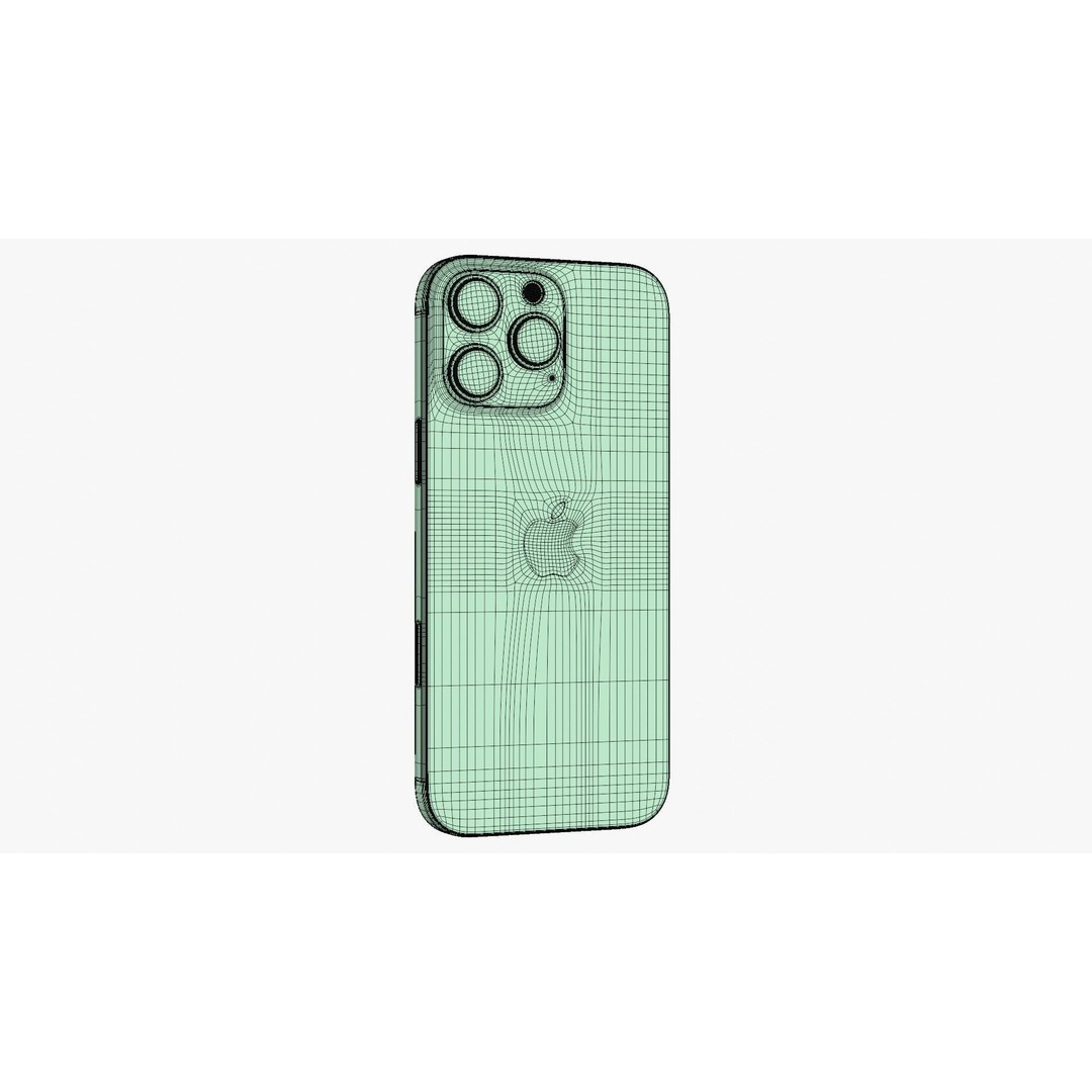 Apple iPhone 16 Pro Max 3D Model – High Poly PBR Mobile Asset, FBX