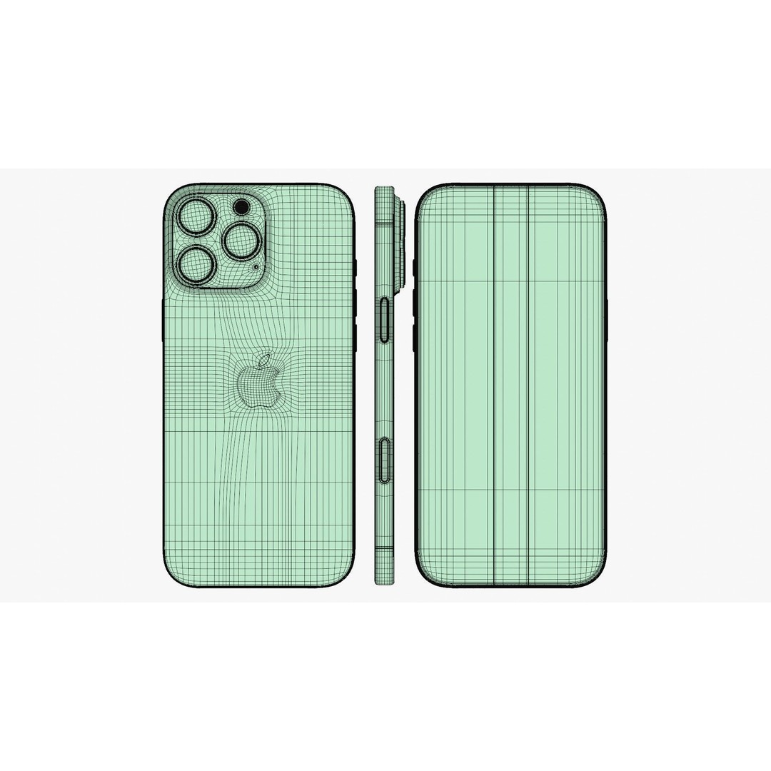 Apple iPhone 16 Pro Max 3D Model – High Poly PBR Mobile Asset, FBX - View 15