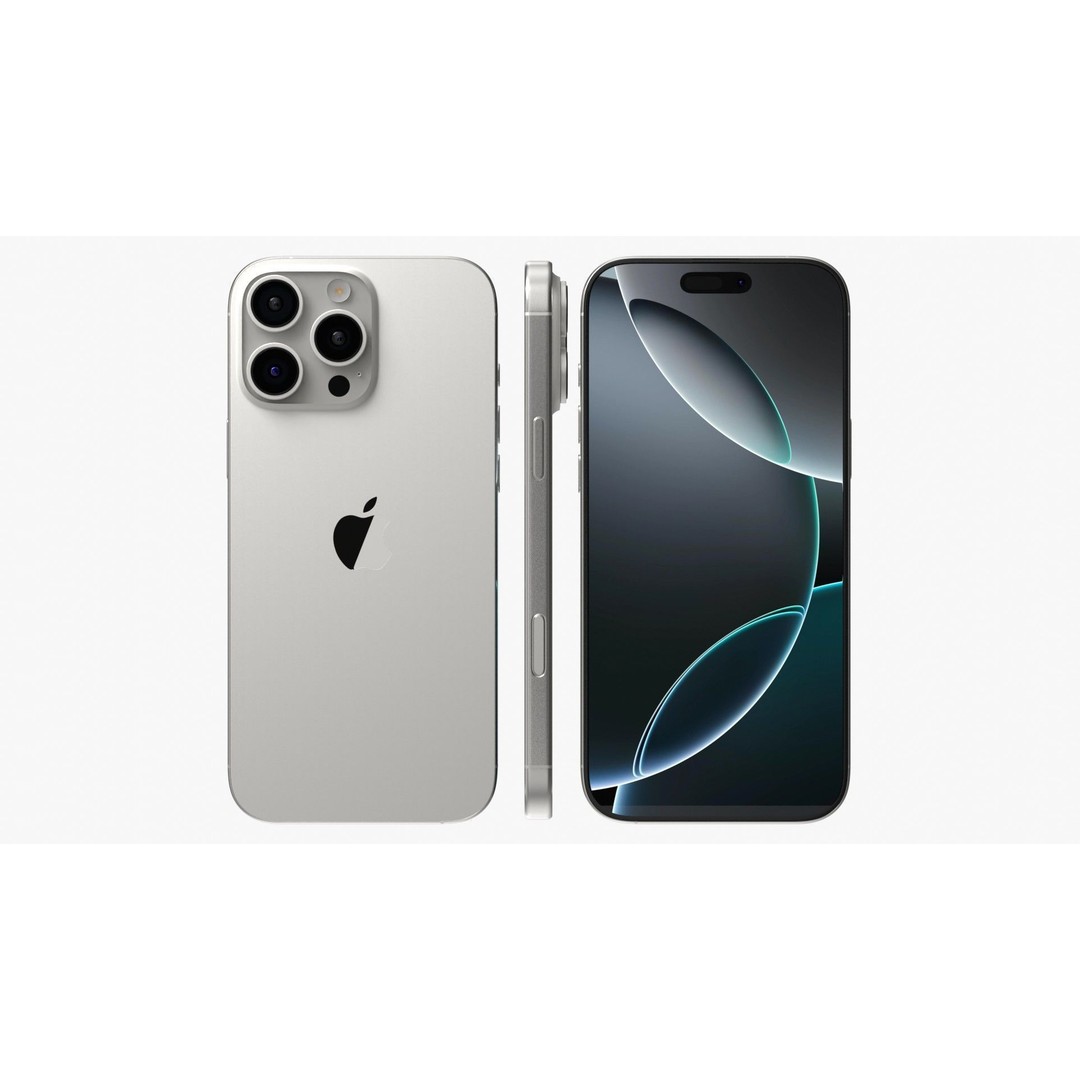 Apple iPhone 16 Pro Max 3D Model – High Poly PBR Mobile Asset, FBX - View 4