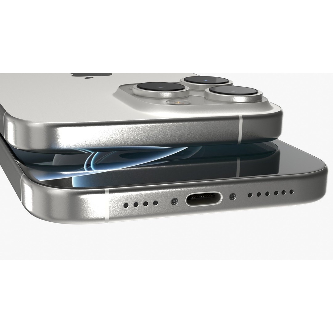 Apple iPhone 16 Pro Max 3D Model – High Poly PBR Mobile Asset, FBX - View 9