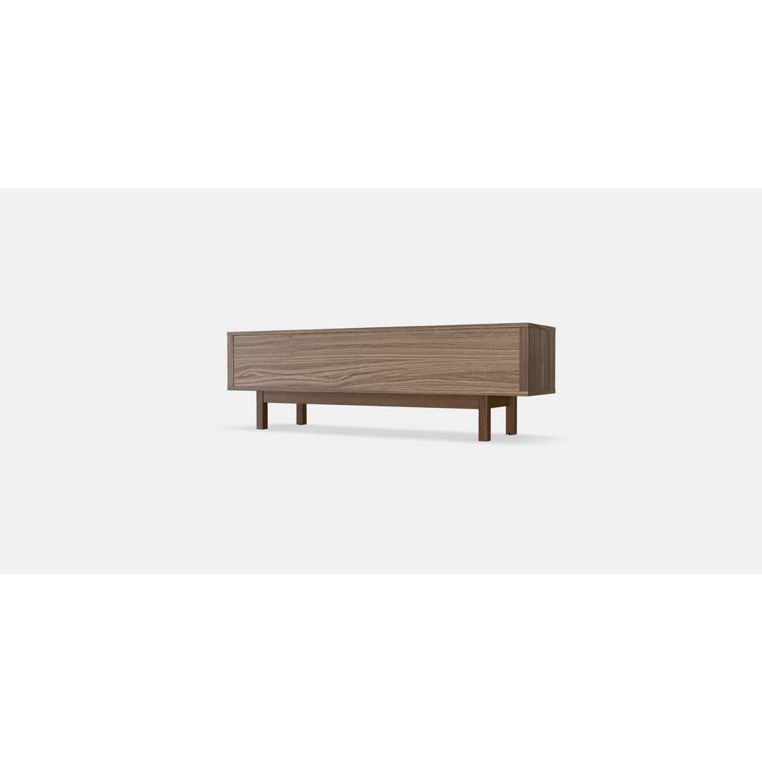 Stockholm TV Bench 3D Model – Elegant Scandinavian Furniture Asset, FBX - View 5