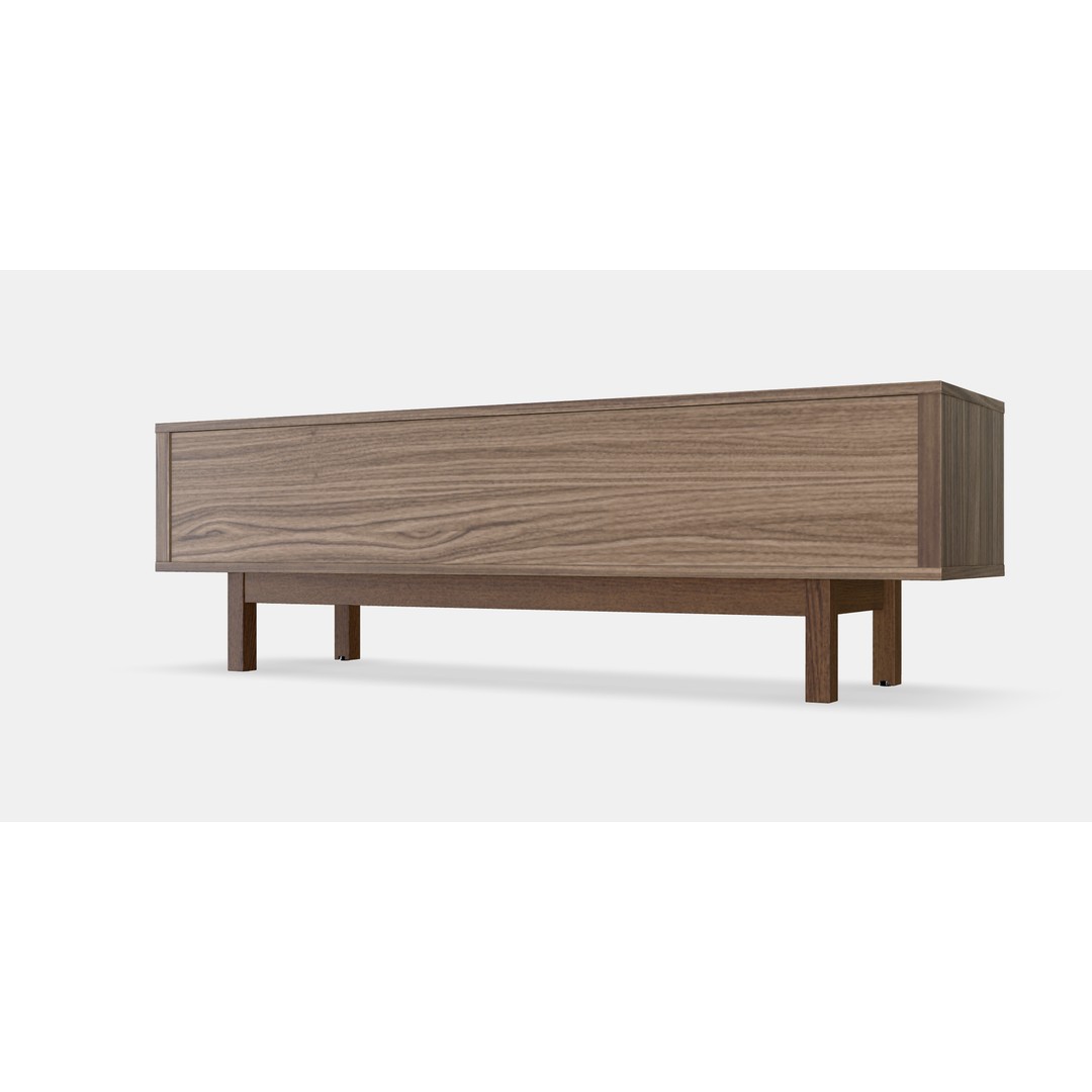 Stockholm TV Bench 3D Model – Elegant Scandinavian Furniture Asset, FBX - View 6