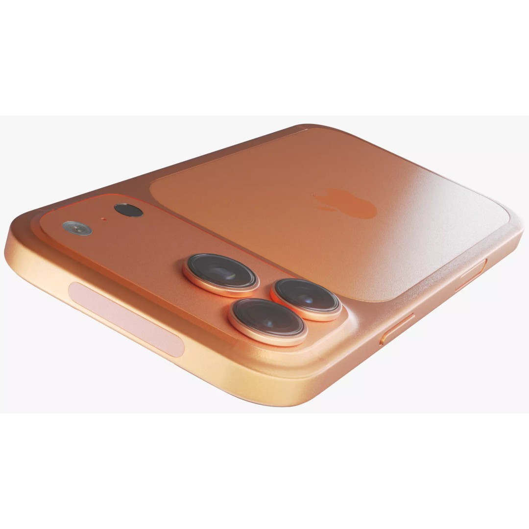 iPhone 17 Pro Max 3D Model – Low Poly Game Asset, Blender, FBX, OBJ - View 6