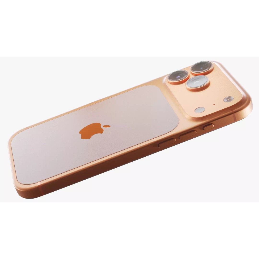 iPhone 17 Pro Max 3D Model – Low Poly Game Asset, Blender, FBX, OBJ - View 7