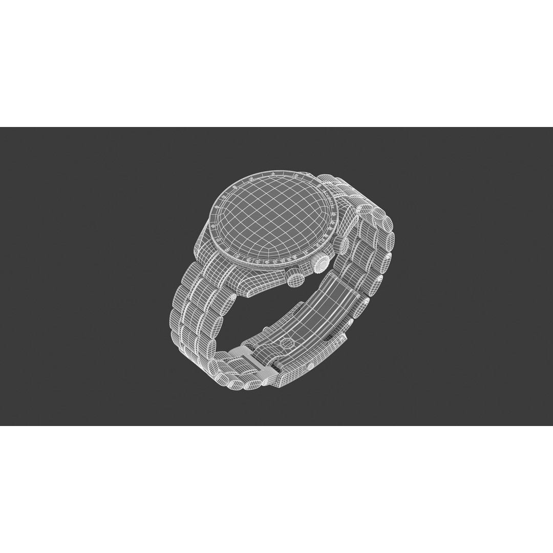 Omega Speedmaster Professional Moonwatch 3D Model – High Quality PBR Asset, FBX, OBJ