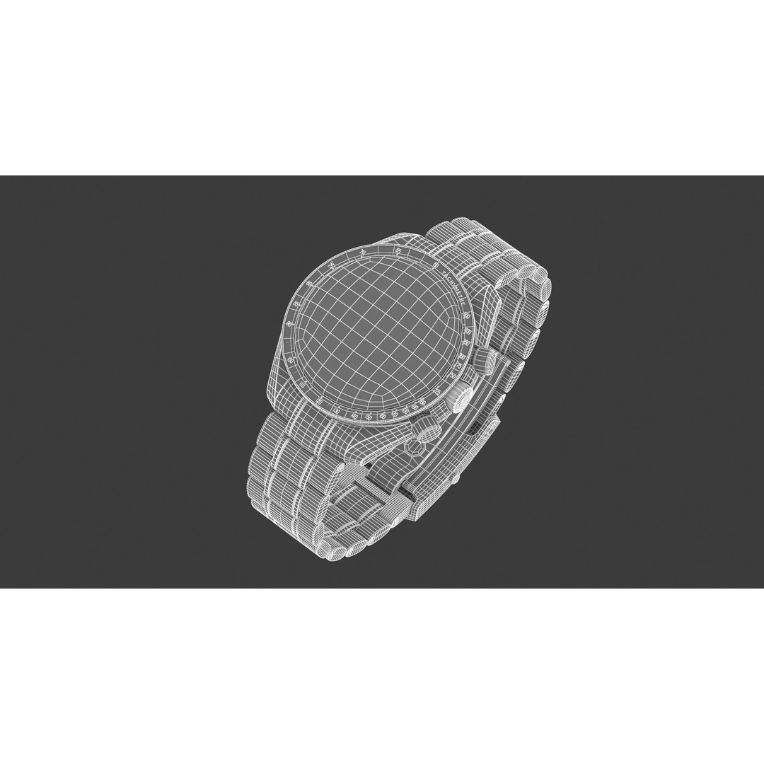 Omega Speedmaster Professional Moonwatch 3D Model – High Quality PBR Asset, FBX, OBJ - View 13