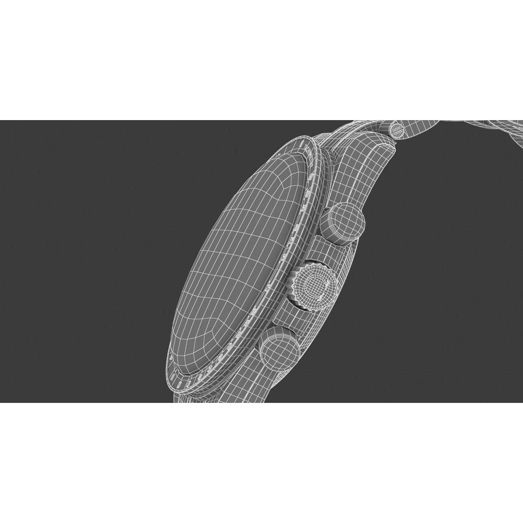 Omega Speedmaster Professional Moonwatch 3D Model – High Quality PBR Asset, FBX, OBJ - View 18