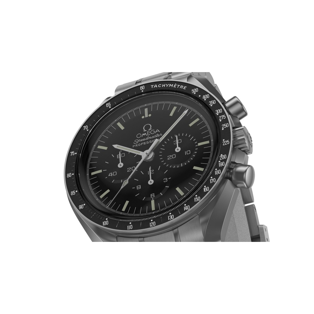 Omega Speedmaster Professional Moonwatch 3D Model – High Quality PBR Asset, FBX, OBJ - View 4