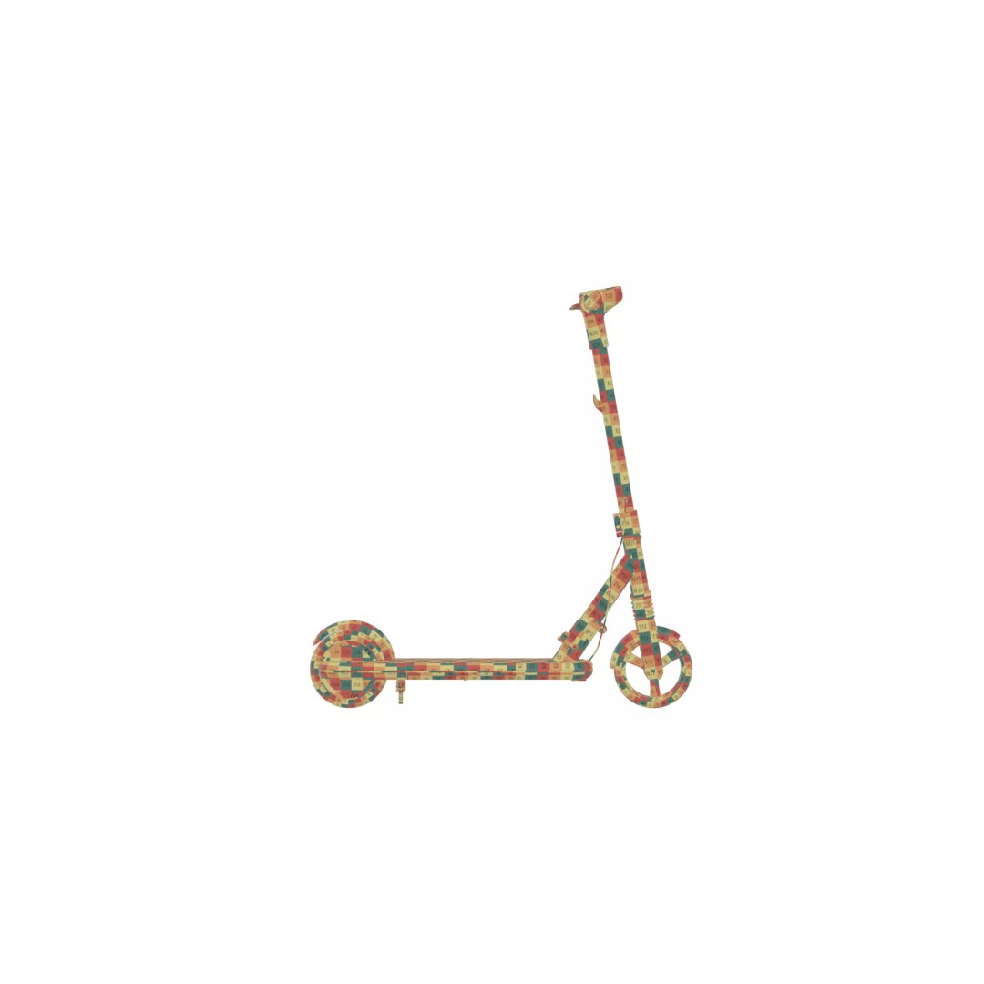 Electric Scooter 3D Model – Real World Scale PBR Asset, FBX - View 29