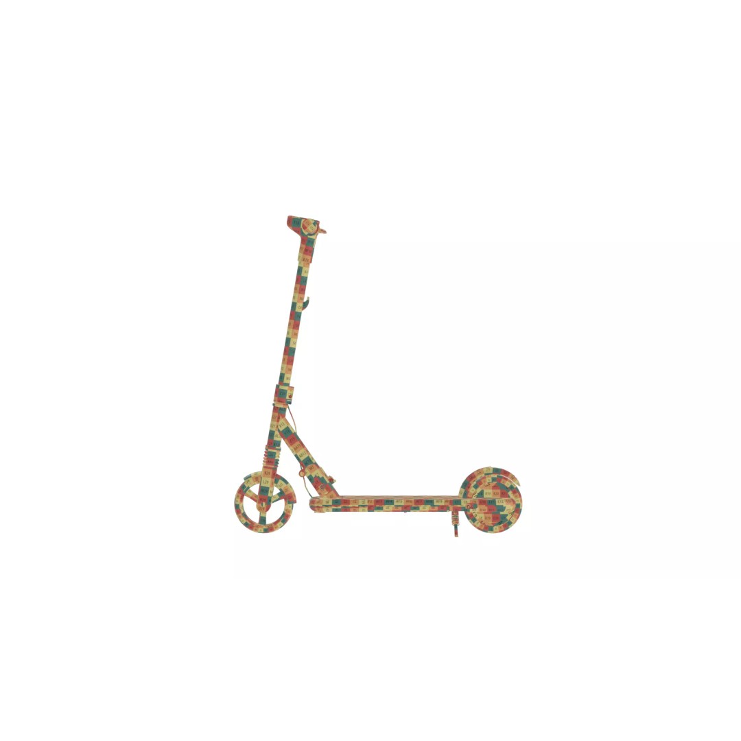Electric Scooter 3D Model – Real World Scale PBR Asset, FBX - View 33