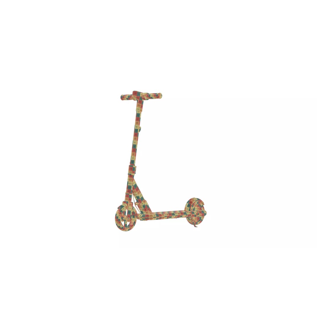 Electric Scooter 3D Model – Real World Scale PBR Asset, FBX - View 34