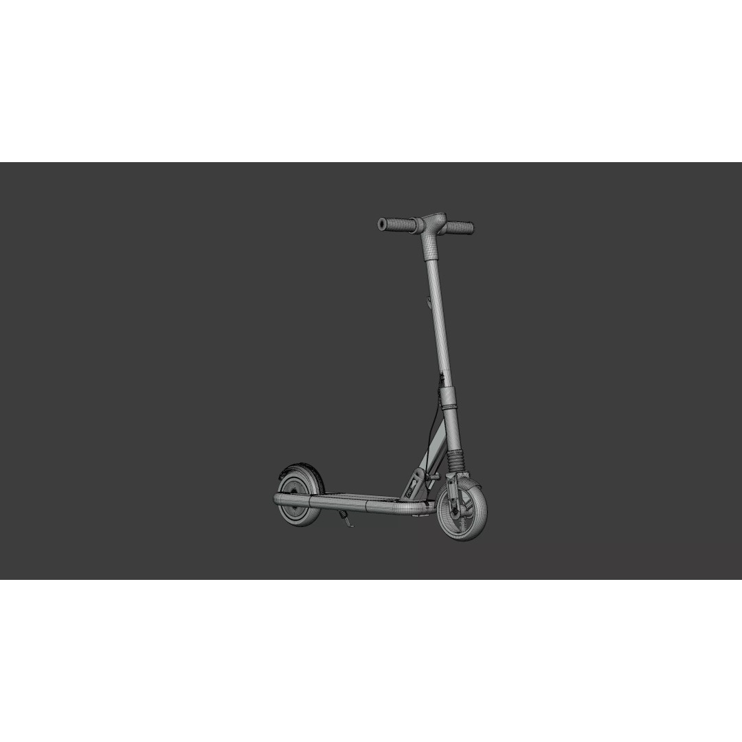 Electric Scooter 3D Model – Real World Scale PBR Asset, FBX - View 36