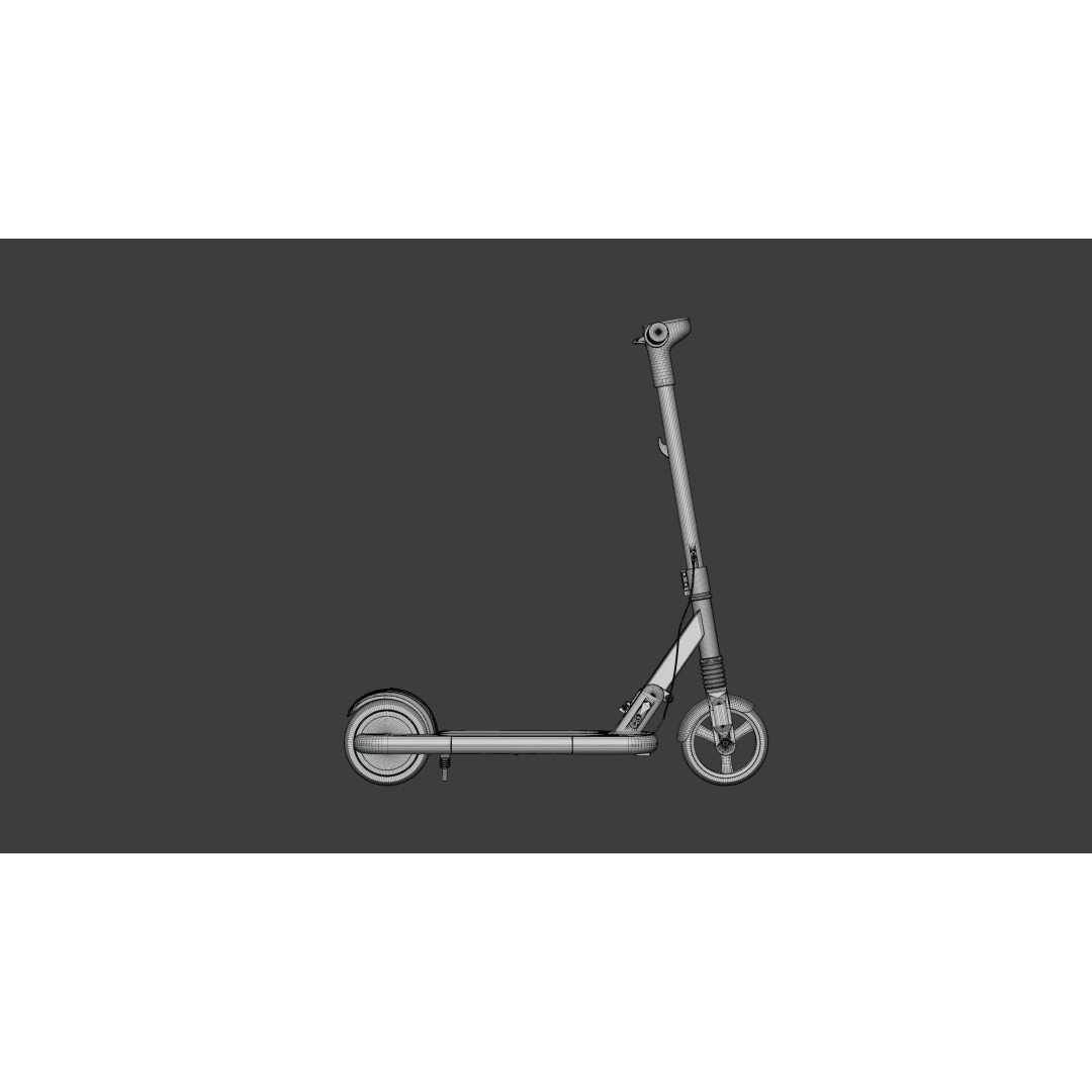 Electric Scooter 3D Model – Real World Scale PBR Asset, FBX - View 37