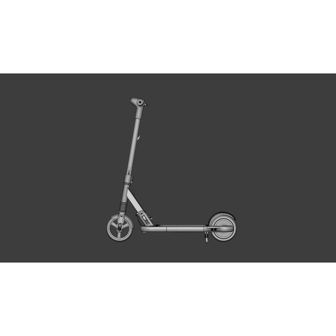 Electric Scooter 3D Model – Real World Scale PBR Asset, FBX - View 41