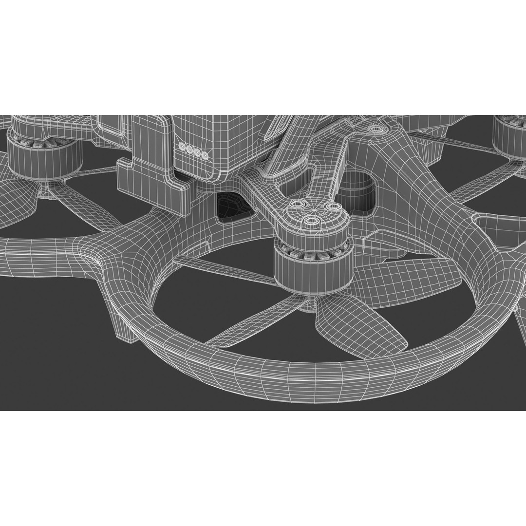 DJI Avata Drone 3D Model – High Poly PBR Asset, FBX, Blender - View 35