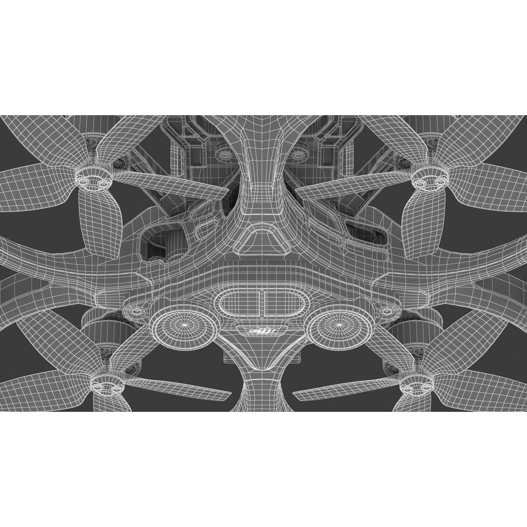 DJI Avata Drone 3D Model – High Poly PBR Asset, FBX, Blender - View 40