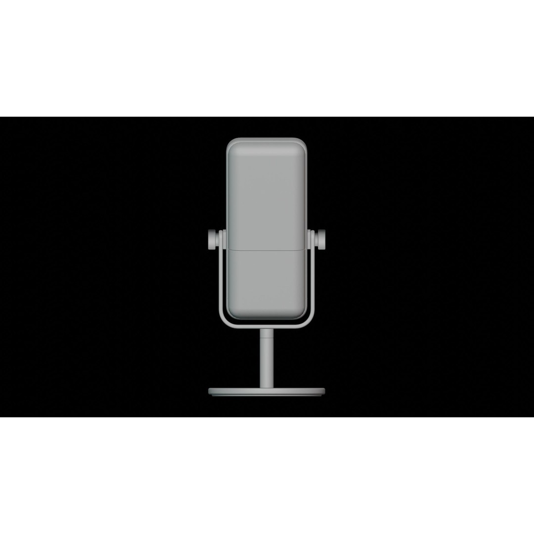 Microphone 3D Model – High Poly PBR Asset for Audio Design - View 10