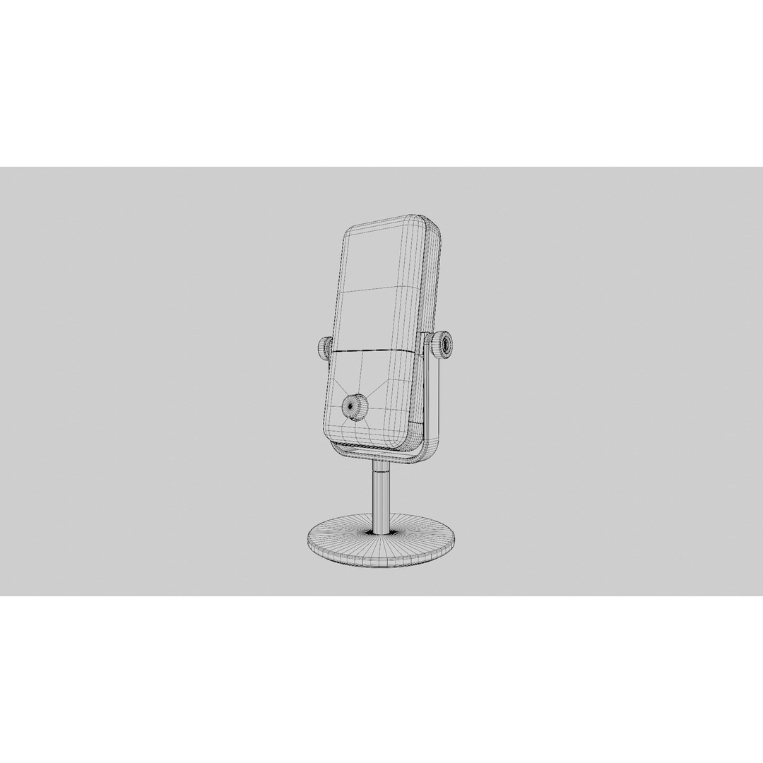Microphone 3D Model – High Poly PBR Asset for Audio Design - View 11