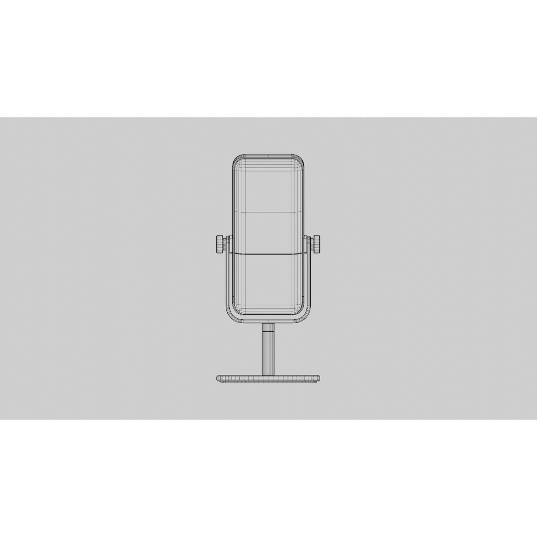 Microphone 3D Model – High Poly PBR Asset for Audio Design - View 14