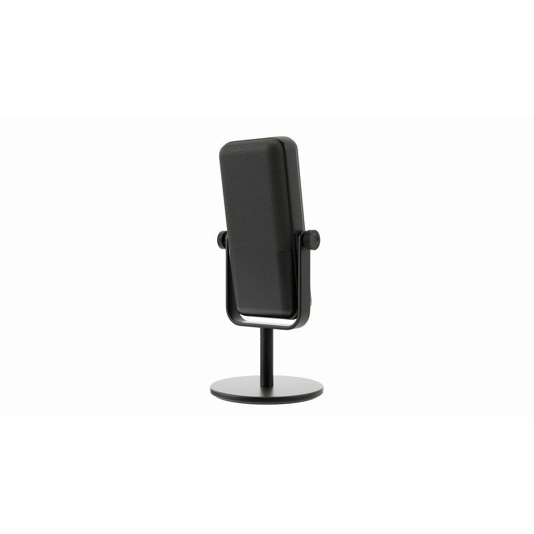 Microphone 3D Model – High Poly PBR Asset for Audio Design - View 4