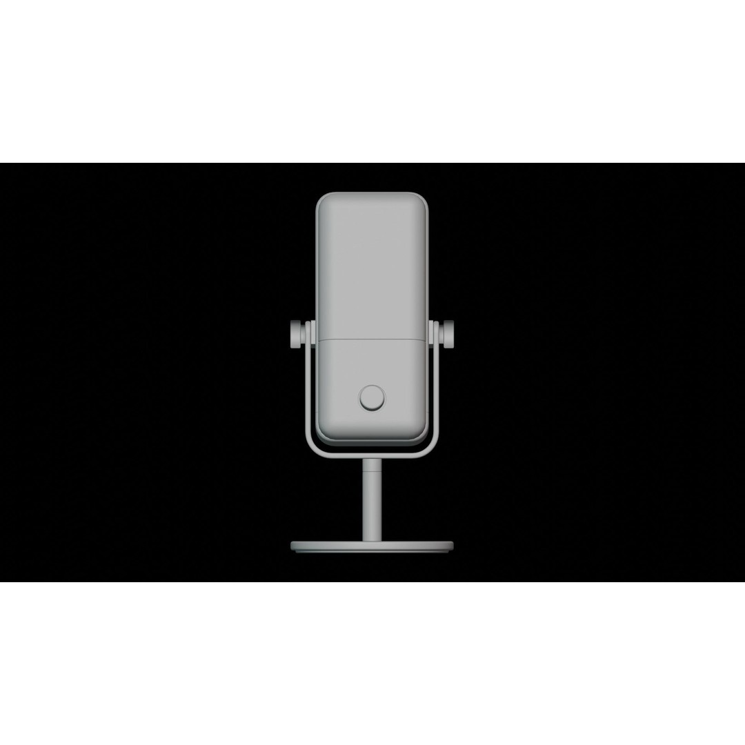 Microphone 3D Model – High Poly PBR Asset for Audio Design - View 8