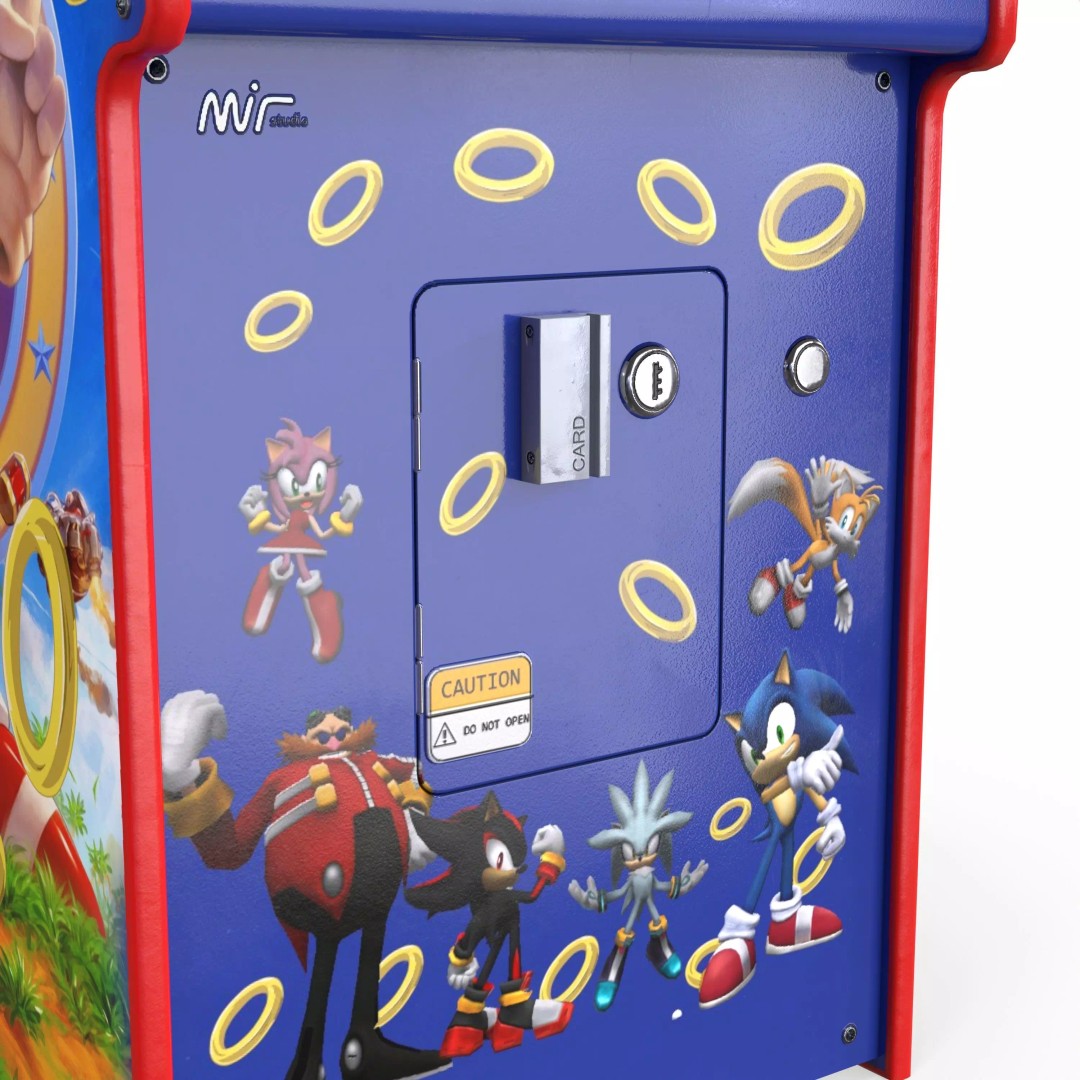 Arcade Machine 3D Model Pack – Low Poly Retro Game Assets, FBX, OBJ - View 5