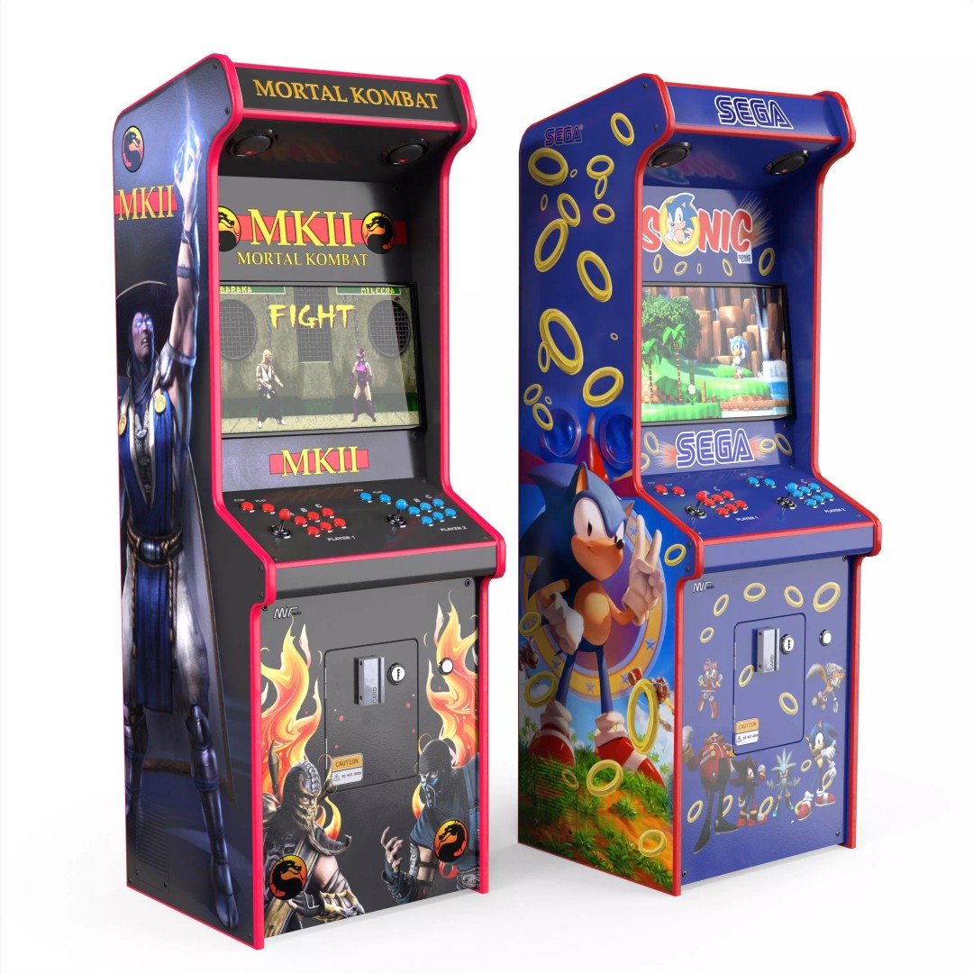 Arcade Machine 3D Model Pack – Low Poly Retro Game Assets, FBX, OBJ - View 9