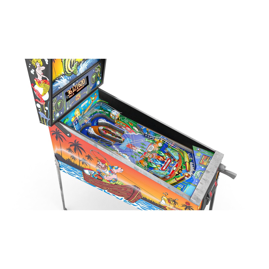 Pinball Fish Quest 3D Model – Low Poly Game Asset, PBR Textures - View 14